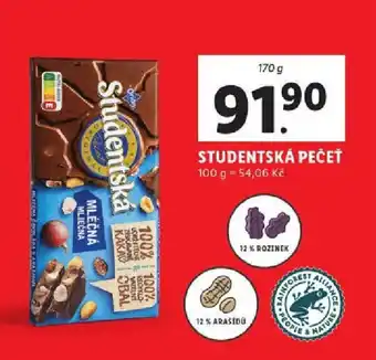 Lidl STUDENTSKÁ PEČEŤ nabídka