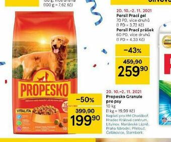 Tesco Propesko granule pro psy nabídka