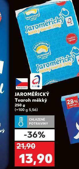 Kaufland Jaroměřický tvaroh měkký nabídka