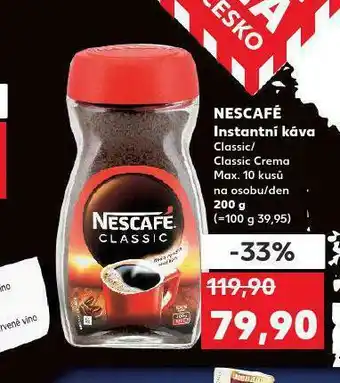 Kaufland Nescafé inetantní káva nabídka