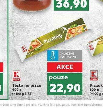 Kaufland Těsto na pizzu nabídka