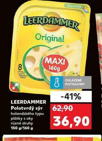 Kaufland Leerdammer polotvrdý sýr nabídka