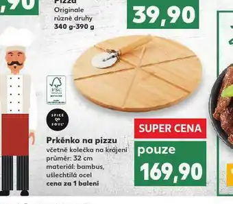 Kaufland Prkénko na pizzu nabídka