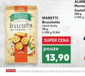Kaufland Maretti bruschette nabídka