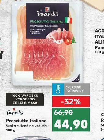 Kaufland Prosciutto italiano nabídka