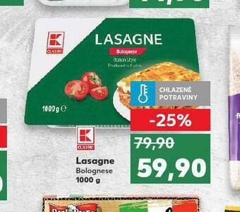 Kaufland Lasagne bolognese nabídka