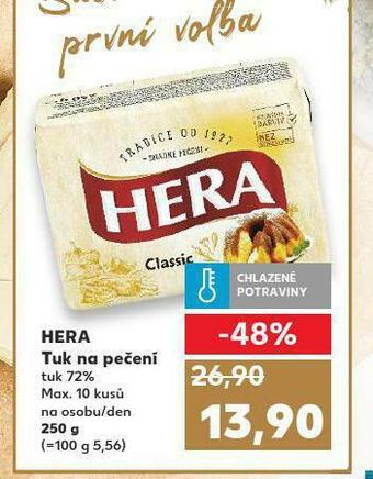 Kaufland Hera tuk na pečení nabídka