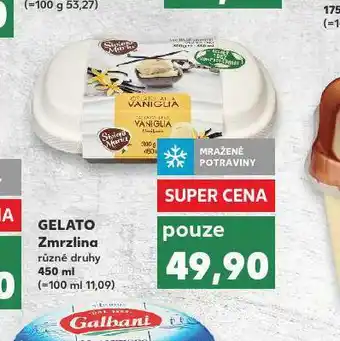 Kaufland Gelato zmrzlina nabídka