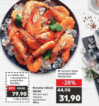 Kaufland Krevety růžové nabídka