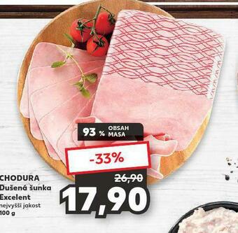 Kaufland Dušená šunka excelent nabídka