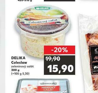 Kaufland Delika coleslaw nabídka