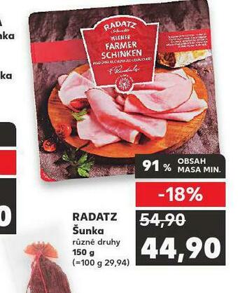 Kaufland Radatz šunka nabídka