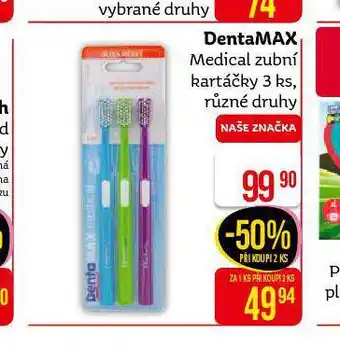 Teta Dentamax medical zubní kartáček nabídka
