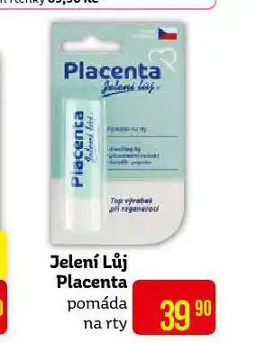 Teta Jelení lůj placenta pomáda na rty nabídka
