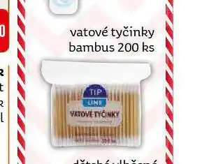 Teta Tip line vatové tyčinky bambus nabídka