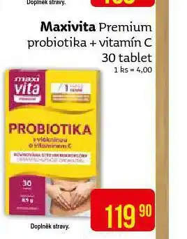 Teta Maxivita premium probiotika + vitamín c nabídka