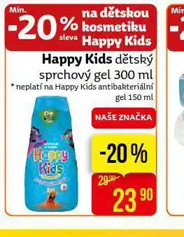 Teta Happy kids dětský sprchový gel nabídka