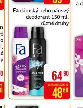 Teta Fa deodorant nabídka