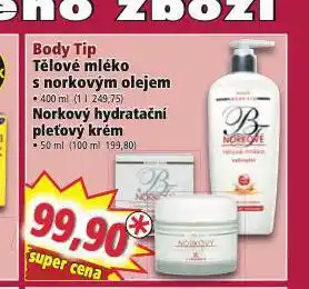 Norma Body tip norkový hydratační pleťový krém nabídka