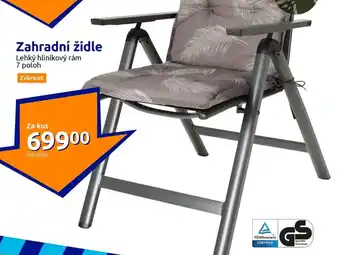 Action Zahradní židle nabídka