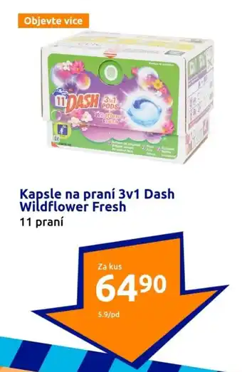 Kapsle na praní 3v1 Dash Wildflower Fresh