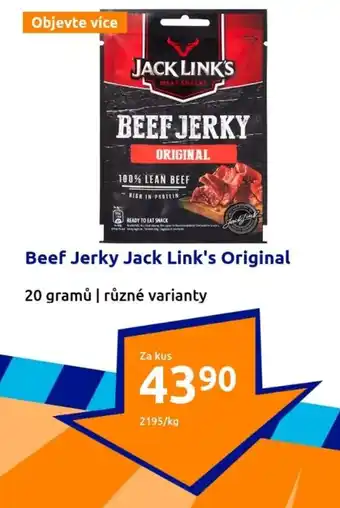 Action Beef Jerky Jack Link's Original nabídka