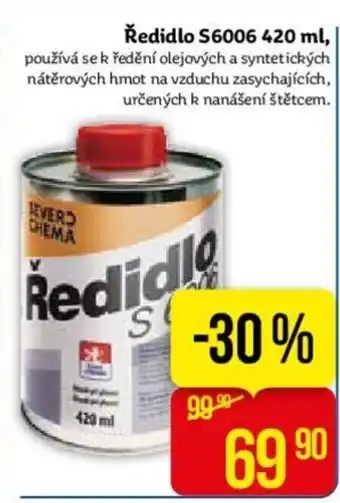 Teta Ředidlo S6006 420 ml nabídka