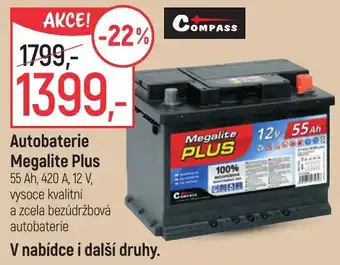 Globus Autobaterie Megalite Plus nabídka