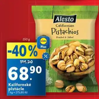 Lidl Kalifornské pistácie nabídka