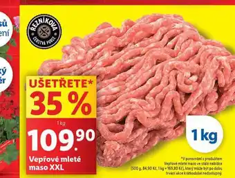 Lidl Vepřové mleté maso nabídka