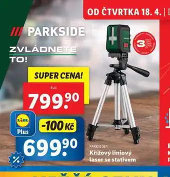 Lidl Křížový liniový laser se stativem nabídka