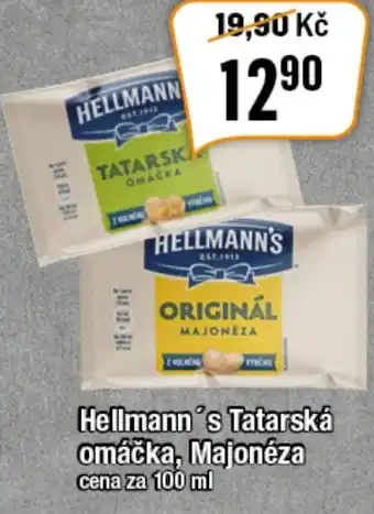 TEMPO Hellmann's Tatarská omáčka, Majonéza nabídka