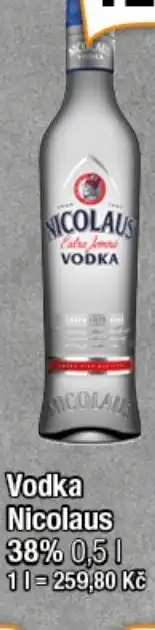 TEMPO Vodka Nicolaus 38% 0,5L nabídka