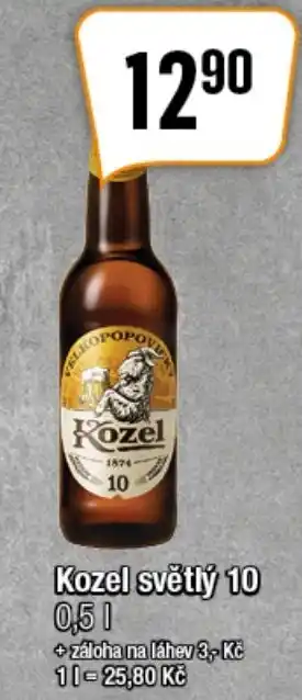 TEMPO Kozel světlý 10 0,5L nabídka