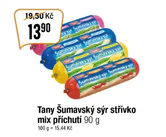 TEMPO Tany Šumavský sýr střívko mix příchutí 90 g nabídka