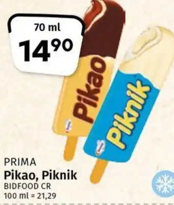 Coop PRIMA Pikao, Piknik nabídka