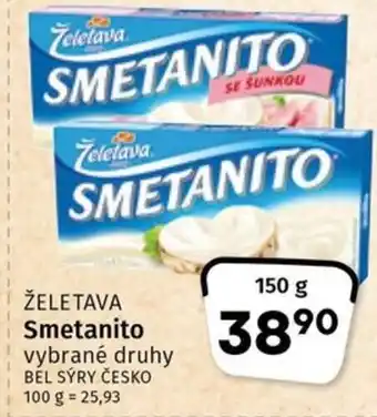 Coop ŽELE TAVA Smetanito nabídka
