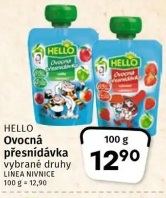 Coop HELLO Ovocná přesnídávka nabídka