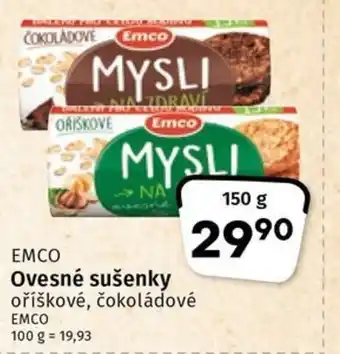 Coop EMCO Ovesné sušenky nabídka