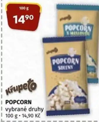 Coop POPCORN nabídka