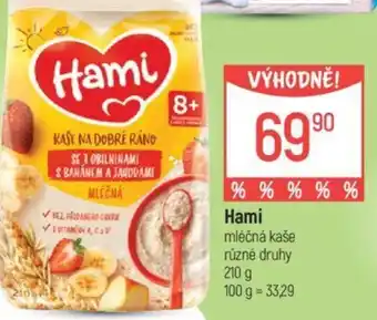 Globus Hami mléčná kaše nabídka