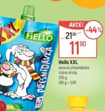 Globus Hello XXL ovocná přesnídávka nabídka