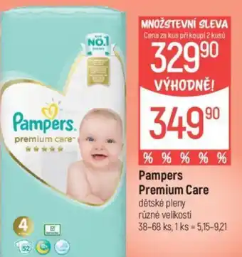 Globus Pampers Premium Care dětské pleny nabídka