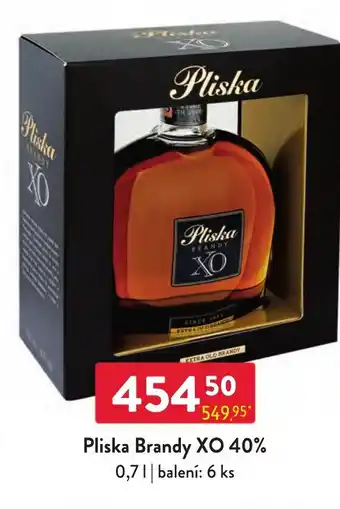 Qanto Pliska Brandy XO 40% 0.7L nabídka