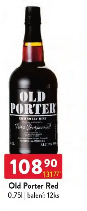 Qanto Old Porter Red 0,75L nabídka