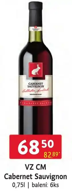 Qanto VZ CM Cabernet Sauvignon 0.75L nabídka