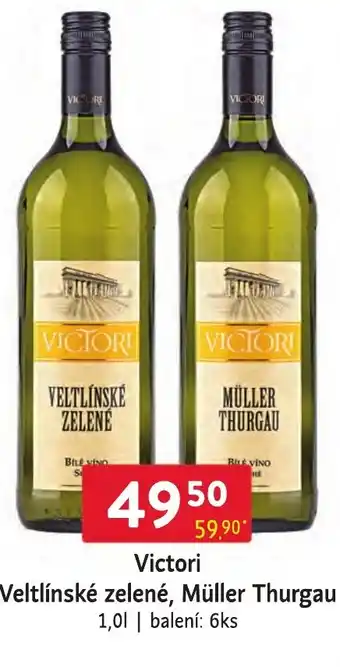 Qanto Victori Veltlínské zelené, Müller Thurgau 1.0L nabídka