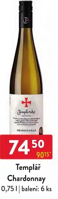 Qanto Templář Chardonnay 0.75L nabídka