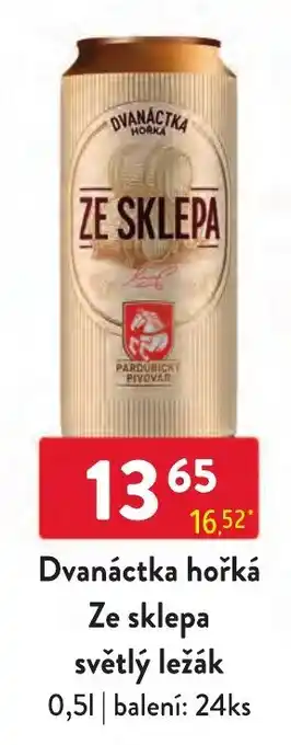 Qanto Dvanáctka hořká Ze sklepa světlý ležák 0.5L nabídka