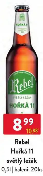 Qanto Rebel Hořká 11 světlý ležák 0.5L nabídka